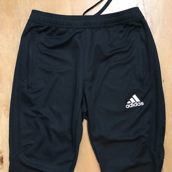 Adidas Climacool Men’s Pants – Half Stripe- Black‑on‑Black, Ankle Zip - Size M - Picture 3 of 9